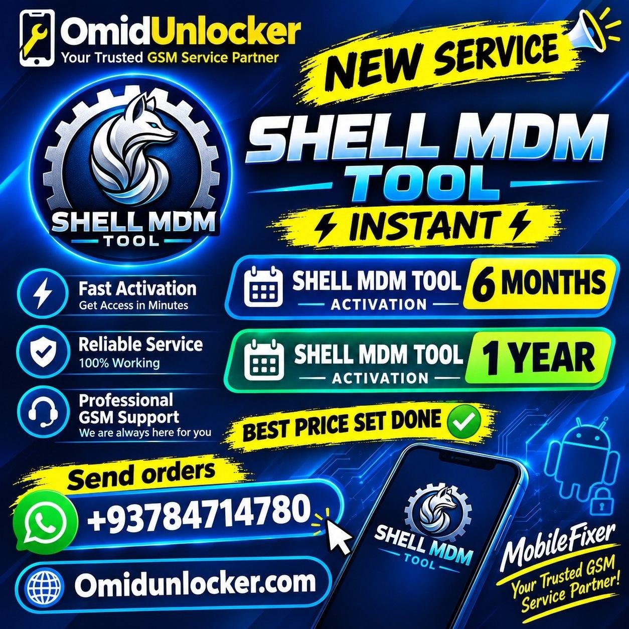 Shell MDM Tool ☘ { 6 Month Activation } ⚡️ { INSTANT } ⚡️